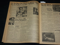 1952 FEBRUARY 7 NEW YORK DAILY NEWS - ELIZABETH FLIES HOME AS QUEEN - NP 5390