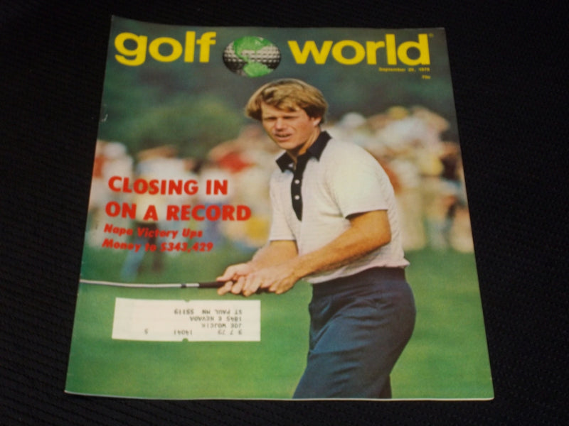 1978 SEPTEMBER 29 GOLF WORLD MAGAZINE - TOM WATSON FRONT COVER - E 6699