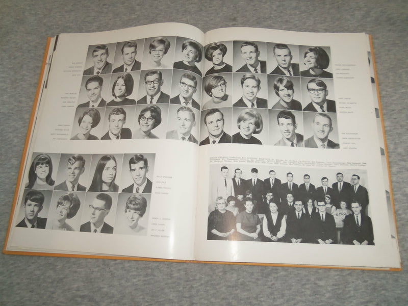 1968 ATODNEM MENDOTA HIGH SCHOOL YEARBOOK - MENDOTA, ILLINOIS - YB 2482
