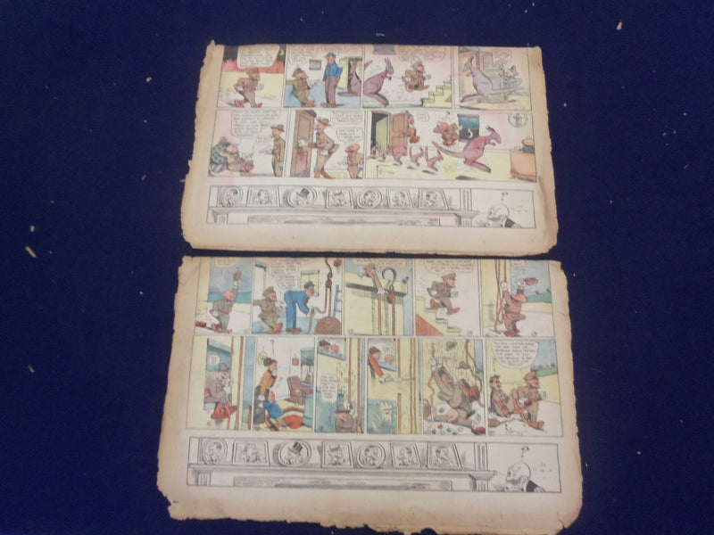 1916-1923 BOSTON SUNDAY POST & GLOBE COLOR COMICS - LOT OF 5 - NP 5201