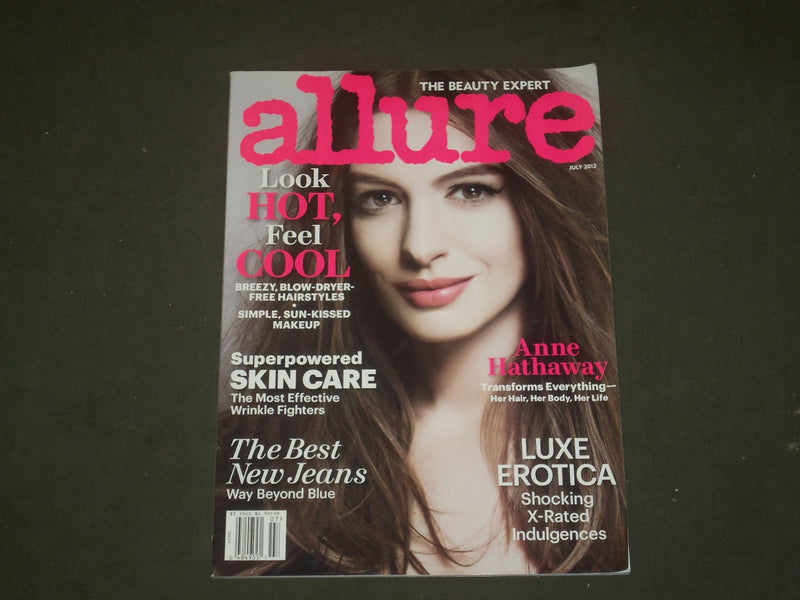 2012 JULY ALLURE MAGAZINE - ANNE HATHAWAY COVER - B 1492