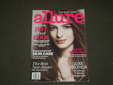 2012 JULY ALLURE MAGAZINE - ANNE HATHAWAY COVER - B 1492