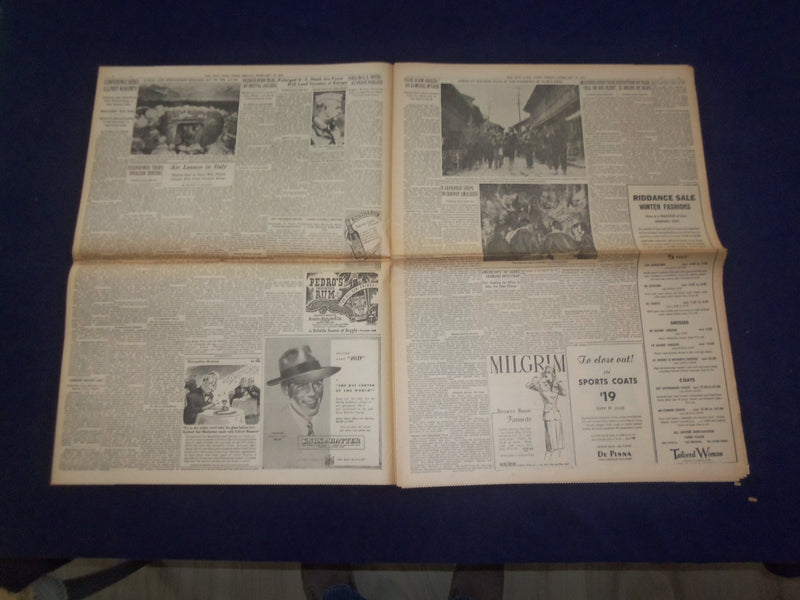 1944 FEB 18 NEW YORK TIMES - TRUK ATTACKED BY STRON U.S. SEA-AIR FORCES- NP 6556