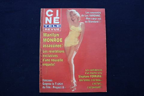1987 JULY 23 CINE TELE REVUE MAGAZINE - MARILYN MONROE COVER - E 12013
