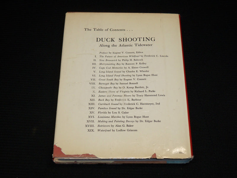 1947 DUCK SHOOTING ALONG THE ATLANTIC TIDEWATER BOOK BY CONNETT - R 715G