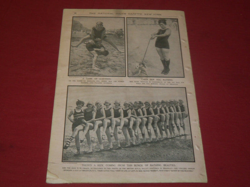 1922 JULY 29 THE NATIONAL POLICE GAZETTE MAGAZINE - JACK JOHNSON - B 5753