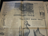 1937 MAY 13 BOSTON HERALD NEWSPAPER - KING CROWNED AMID SPLENDOR - NP 4251U