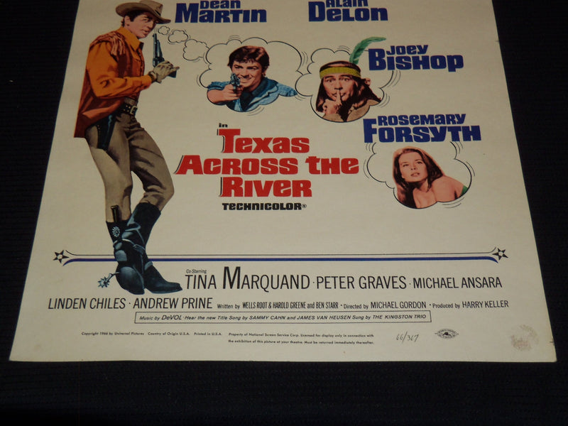 1966 TEXAS ACROSS THE RIVER MOVIE 22
