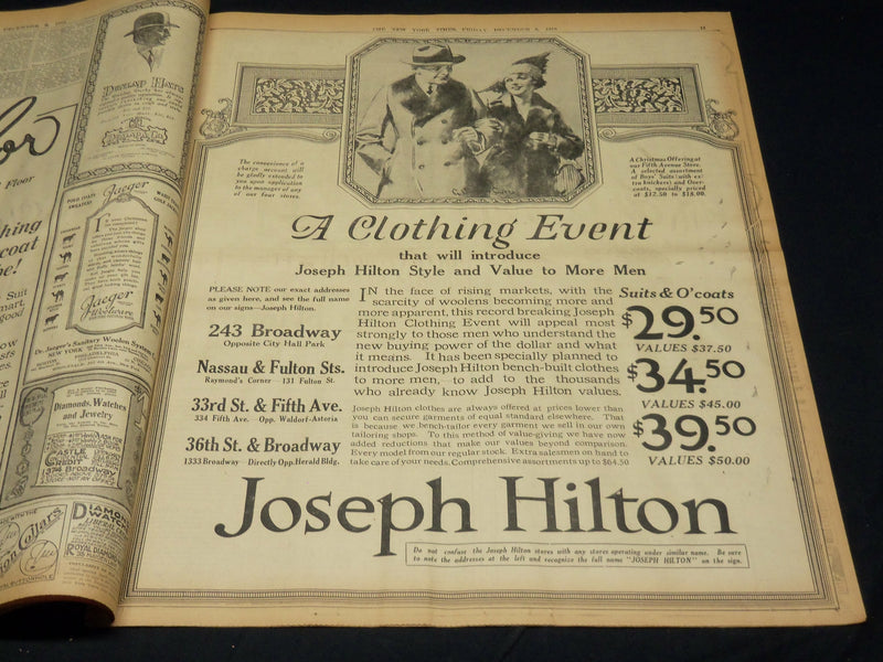 1919 DECEMBER 5 NEW YORK TIMES - ULTIMATUM GOING TO GERMANY - NT 7946