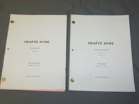 1992 HEARTS AFIRE TELEVISION SCRIPTS - LOT OF 2 - O 3105