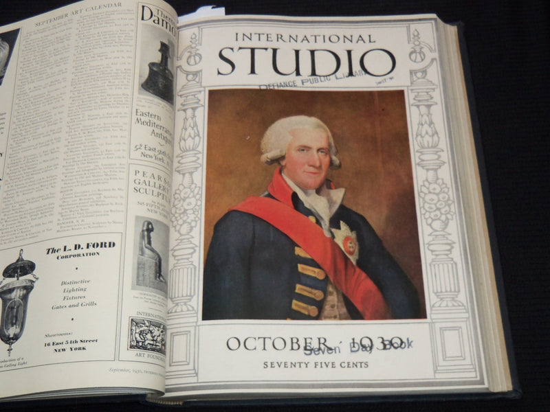 1930 SEPT-DEC THE INTERNATIONAL STUDIO MAGAZINE BOUND VOLUME - KD 1870F