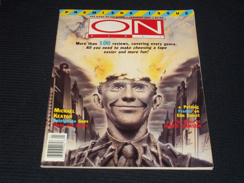 1989 JANUARY ON VIDEO MAGAZINE - 100 REVIEWS - PREMIER ISSUE - E 16884