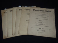 1912-1913 PHOTOGRAPHIC TOPICS MAGAZINE LOT OF 7 - NEW YORK - K 3117