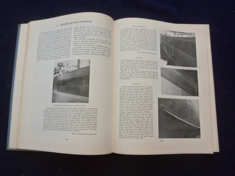 1968 MERCHANT SHIPS, A PICTORIAL STUDY HARDCOVER BOOK BY JOHN LADAGE - KD 8332