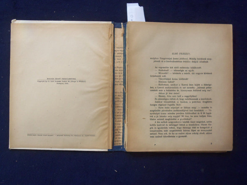 1948 UTAZUNK BUDAPESTRE HARDCOVER BOOK- MUHLBECK RAJZAIVAL - HUNGARIAN - KD 8835