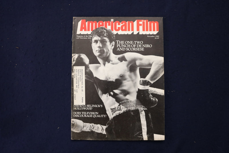 1980 NOVEMBER AMERICAN FILM MAGAZINE - ROBERT DENIRO COVER - E 19042
