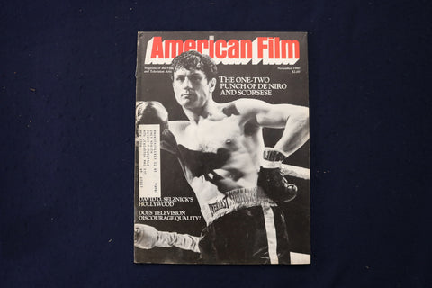 1980 NOVEMBER AMERICAN FILM MAGAZINE - ROBERT DENIRO COVER - E 19042