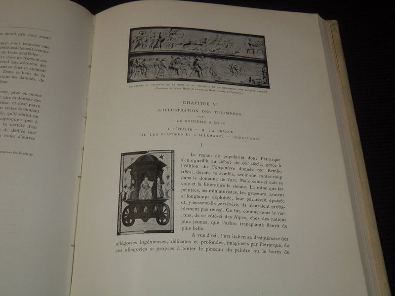 1902 PETRARQUE SES ETUDES D'ART ILLUSTRATED VOLUME - PLATES - PARIS - Z 276