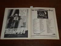 1964 MOTOR CYCLE RACES HOLIDAY CLASSIC PROGRAM - READING FAIRGROUNDS - K 1110