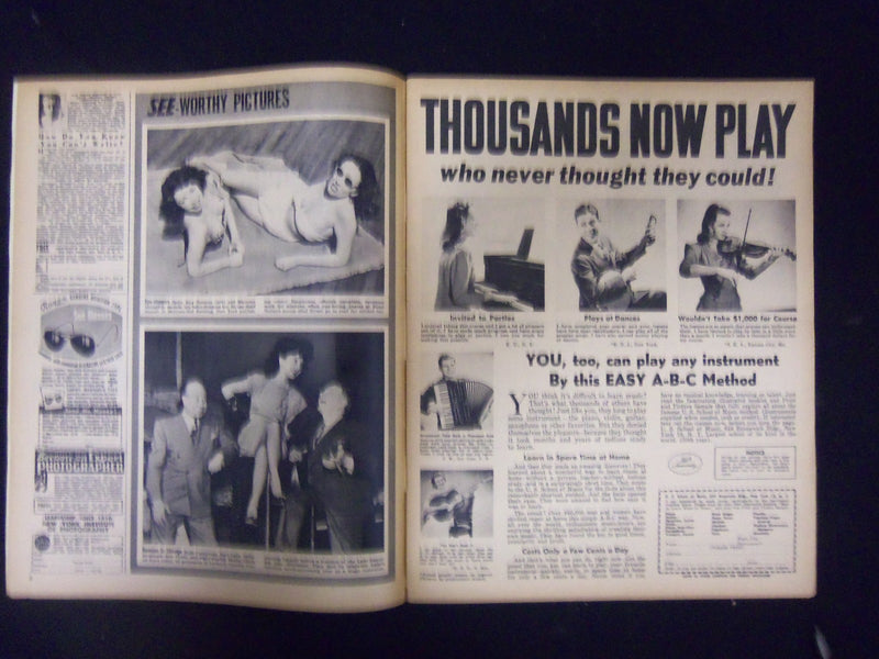 1948 SEPTEMBER SEE MAGAZINE-NICE COVER PHOTO & INSIDE STORIES & PHOTOS - ST 3249
