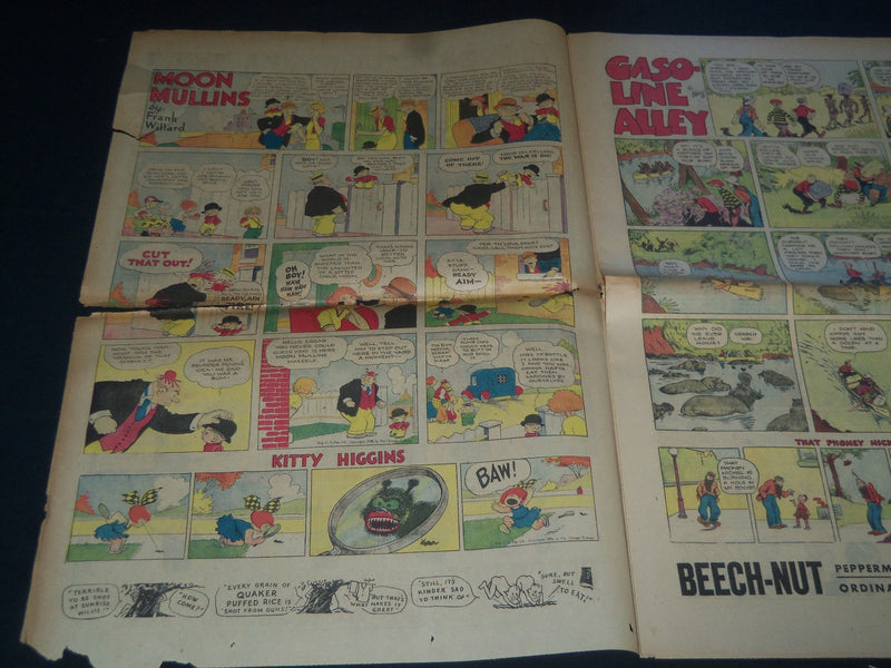 1933 AUGUST 27 SAN FRANCISCO CHRONICLE SUNDAY COLOR COMICS - NP 3730