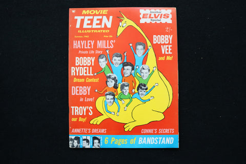 1962 SUMMER MOVIE TEEN ILLUSTRATED MAGAZINE - BOBBY RYDELL COVER - E 24237