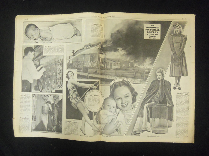 1937 JAN 24 NEW YORK SUNDAY MIRROR-COURTIERS TO SHARE EXILE WITH EDWARD- NP 2337