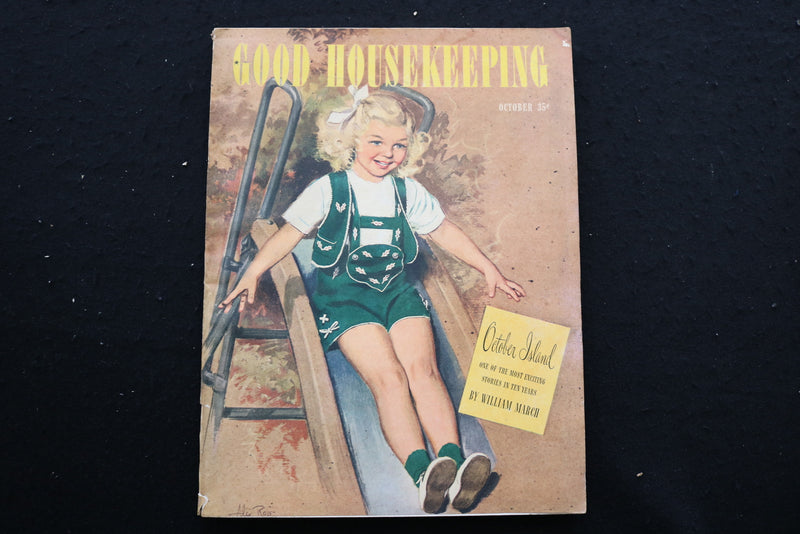 1946 OCTOBER GOOD HOUSEKEEPING MAGAZINE - OCTOBER ISLAND COVER - SP 2616B