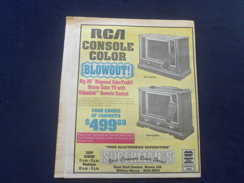 1993 APR 11-17 SUNDAY INDEPENDENT TV PREVIEW - GEORGE CLOONEY COVER - NP 6181