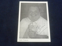 GARY FRANCIS 5x7 AUTOGRAPHED PHOTOGRAPH