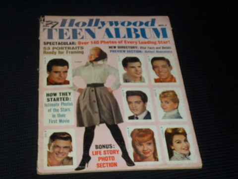 #1 HOLLYWOOD TEEN ALBUM MAGAZINE - CONNIE STEVENS FRONT COVER - E 3874