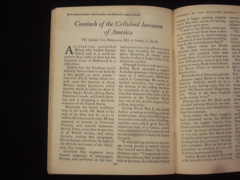 1945 SEPTEMBER MAGAZINE DIGEST MAGAZINE - J 9970