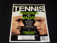 2006 JULY TENNIS MAGAZINE - FEDERER VS. NADAL FRONT COVER - E 2241