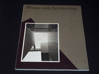 1985 JUNE PROGRESSIVE ARCHITECTURE MAGAZINE - MEIER MUSEUM COVER - E 4082