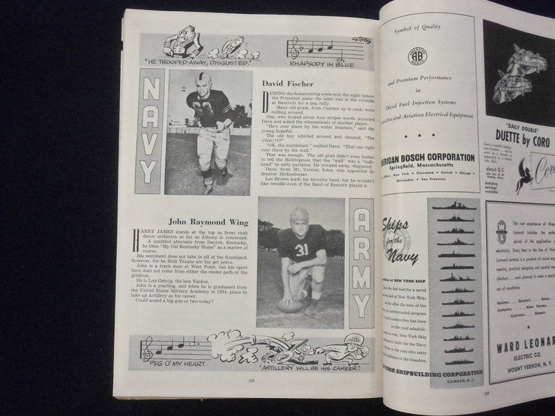 1951 DECEMBER 1 ARMY-NAVY FOOTBALL PROGRAM-MUNICIPAL STADIUM PHILADELPHIA- K 122