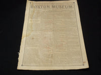 1851 MAY 24 BOSTON MUSEUM NEWSPAPER - SAMUEL THURSTON - LYNCHING - NP 9023