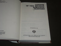 1981 LEXICON OF THE BELGIAN ROMANTIC PAINTERS BY WILLEM FLIPPO BOOK - KD 4068