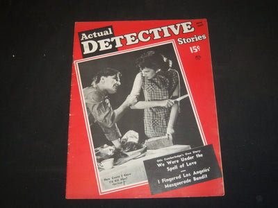 1941 MAY ACTUAL DETECTIVE MAGAZINE - NICE COVER, PHOTOS & ARTICLES - ST 5329