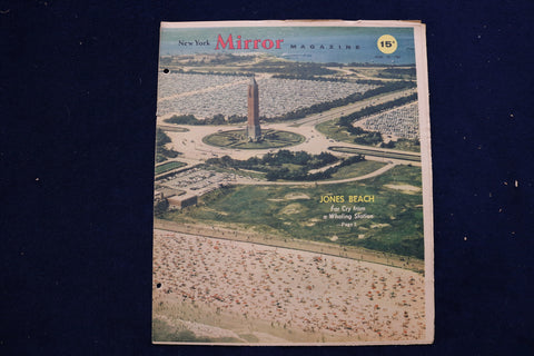 1961 AUGUST 27 NY MIRROR MAGAZINE - JONES BEACH COVER - E 22277