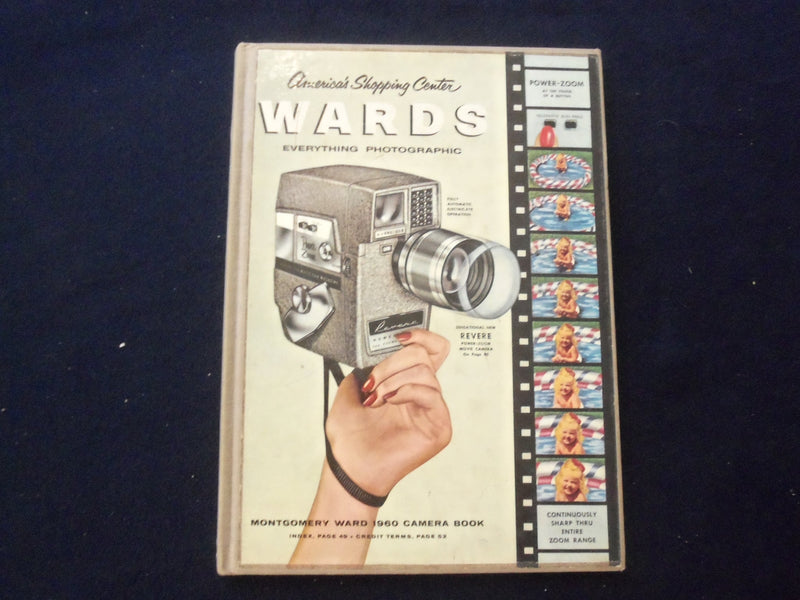 1960 MONTGOMERY WARD CAMERA BOOK CATALOG - HARDCOVER - R 96W