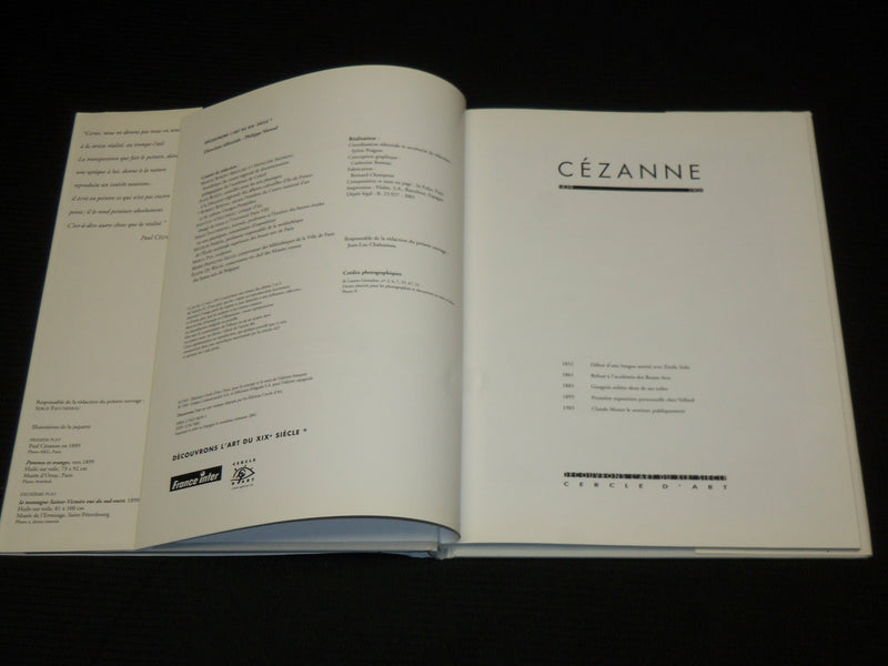 1995 CEZANNE DECOUVRONS L'ART HARDCOVER BOOK - FRENCH - R 721P