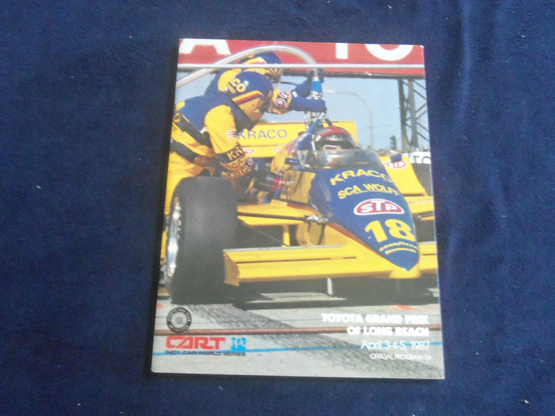 1987 APRIL 3-5 TOYOTA GRAND PRIX OF LONG BEACH RACING PROGRAM - SP 3744R