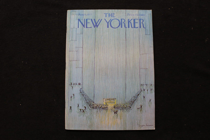 1977 JUNE 6 NEW YORKER MAGAZINE - GREAT ILLUSTRATED COVER - NY 2931