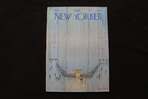1977 JUNE 6 NEW YORKER MAGAZINE - GREAT ILLUSTRATED COVER - NY 2931