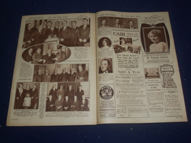1929 MARCH 17 NEW YORK TIMES BKLYN-QUEENS-LONG ISLAND PICTURE SECTION - NP 4999