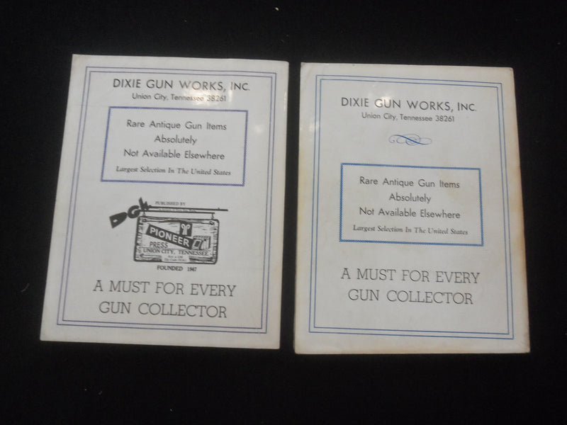 1973-1976 DIXIE GUN WORKS CATALOG - LOT OF 2 - O 2136K