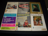 1960-1973 SATURDAY REVIEW MAGAZINE LOT OF 29 ISSUES - NICE COVERS - WR 104E