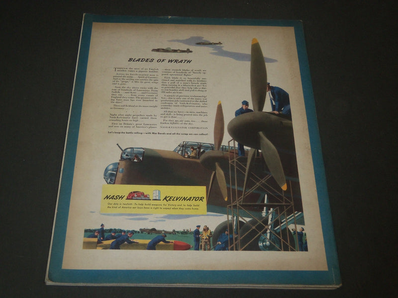 1943 FEBRUARY FORTUNE MAGAZINE - GREAT COVER & ADS - F 123