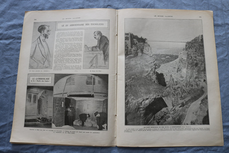 1911 NOV 25 LE MONDE ILLUSTRE MAGAZINE-LA MADONNA DELLA STELLA- FRENCH - NP 8429