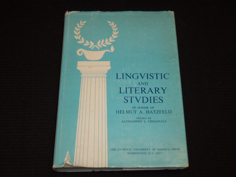 1964 LINGVISTIC AND LITERARY STUDIES BOOK BY HELMUT A. HATZFELD - KD 7763